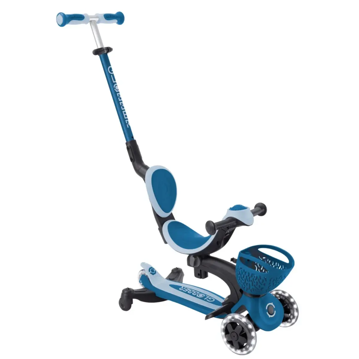 Globber Go Up Baby 360 Işıklı Scooter - Pastel Mavi