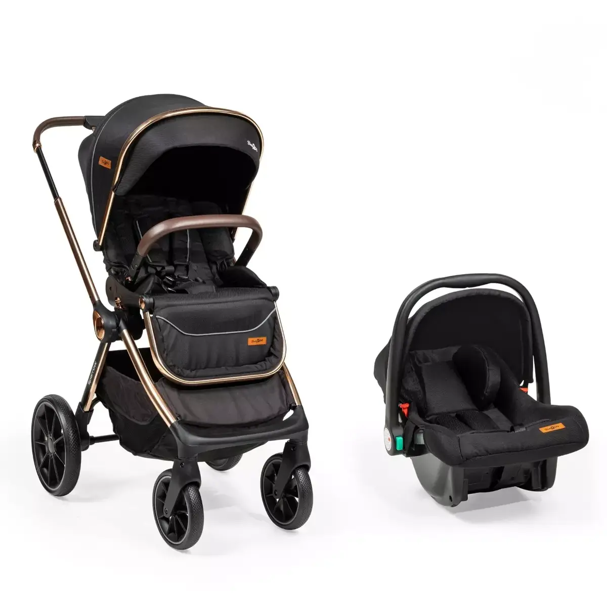 Baby2Go Sparrow Travel Sistem Bebek Arabası Siyah