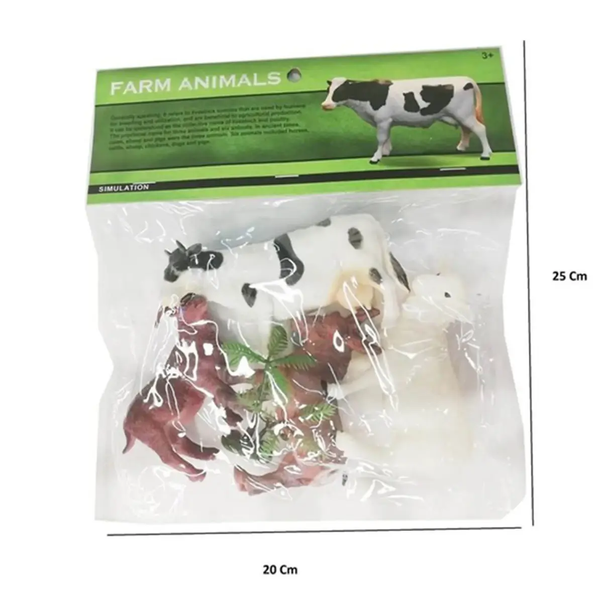Çiftlik Hayvanları Pvc 4'lü