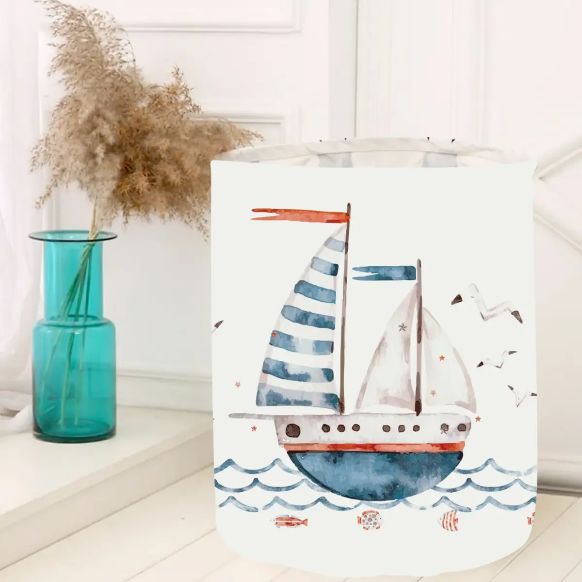 Momys Care Kaptanın Seyir Defteri Çok Amaçlı Oyuncak Saklama Kutusu 30x50 Cm
