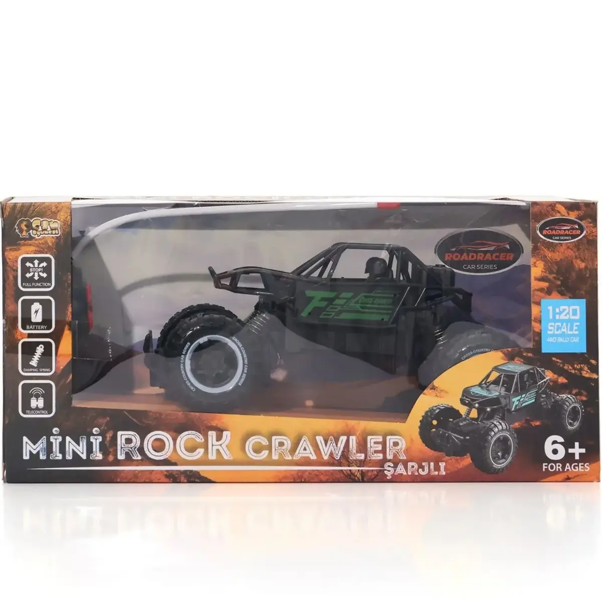 Uzaktan Kumandalı Şarjlı Rock Crawler 1:20