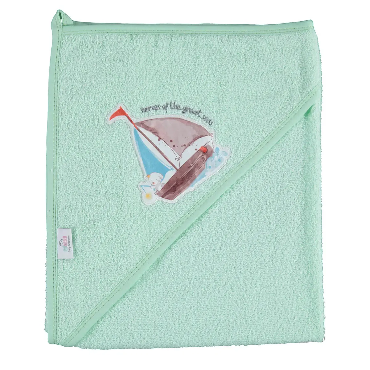 Bibaby Havlu Bimini Captain Yeşil