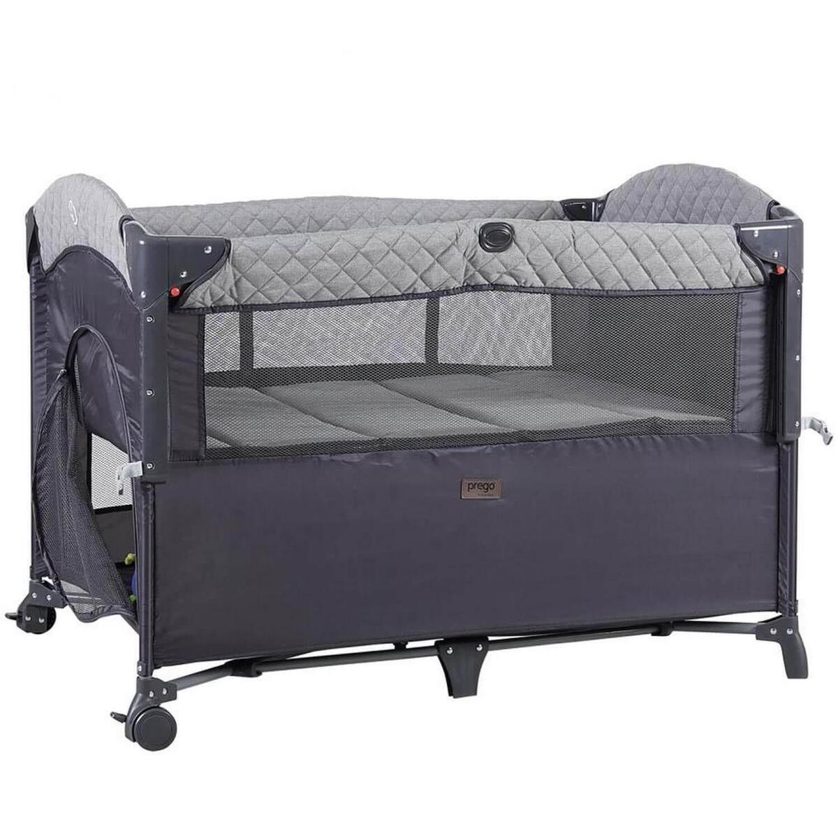 Prego 8041 Miami Basic Anne Yanı Oyun Parkıı 70x110 cm Gri