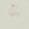 Bibaby Organik Body Uzun Kol Teach Me Kırmızı - Kahverengi - Mint