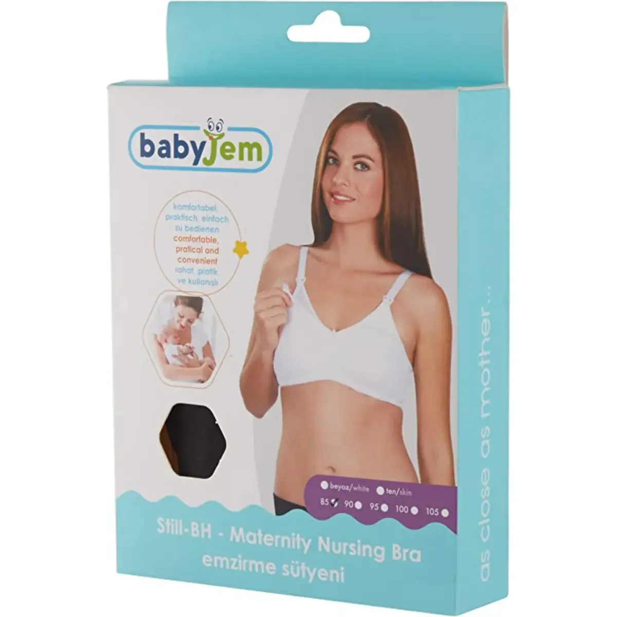 Babyjem Emzirme Sütyeni 85 Beden Siyah