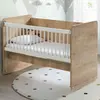 Pratik Sallanır Anne Yanı Beşik 60x120 cm Ahşap
