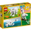 LEGO Creator 3’ü 1 Arada Beyaz Tavşan 31133 Oyuncak Yapım Seti 31133