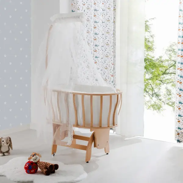 Duux Naturel Sepet Beşik-Uyku Seti Krem