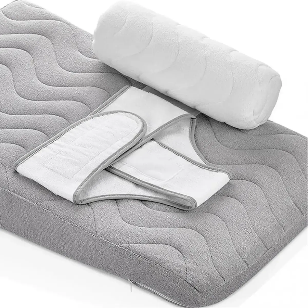 Babyjem Bebek Reflü Yastığı Kemerli Gri