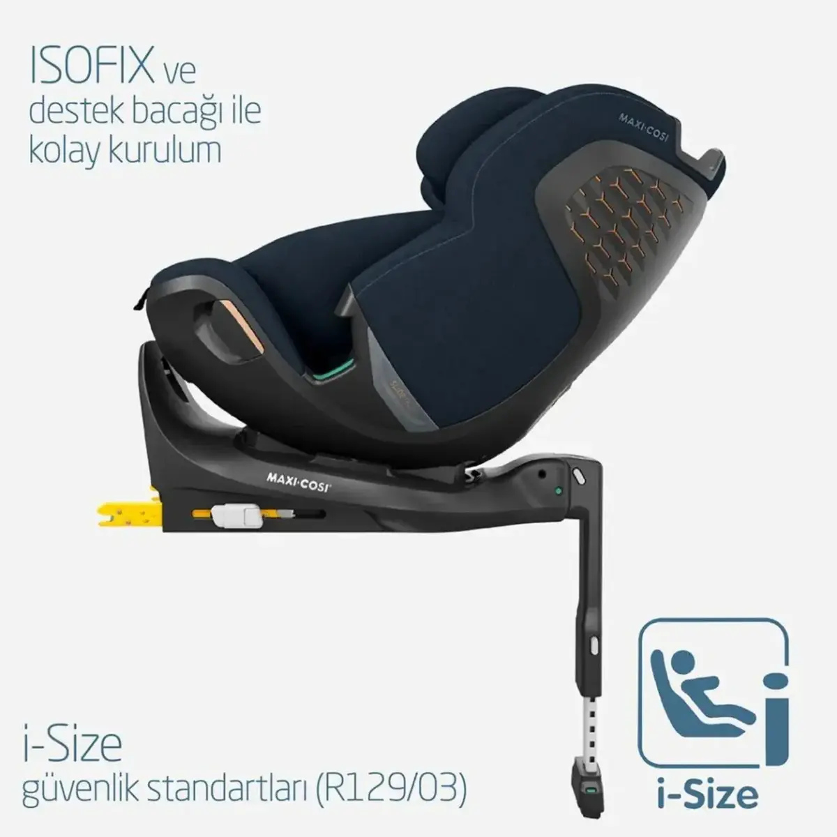 Maxi-Cosi Emerald 360 Pro Slidetech Oto Koltuğu 0-36 Kg Authentic Blue