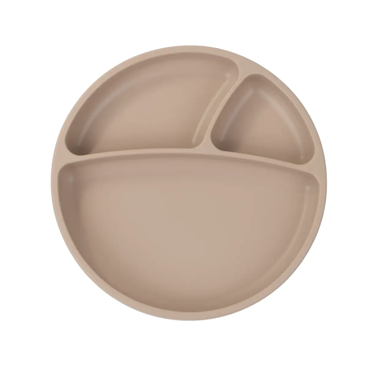 OiOi Porsiyon Vakumlu Mama Tabağı Bubble Beige OiOi Porsiyon Vakumlu Mama Tabağı Bubble Beige