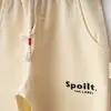 Bebolly Eşofman Altı Spoilt Baskılı Bej