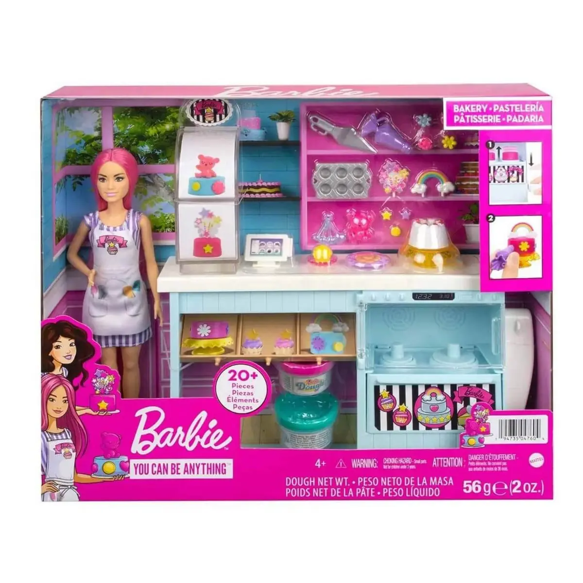 Barbie'nin Pasta Dükkanı Oyun Seti