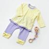 Bibaby Organik 2li Takım Love You Baby Sarı