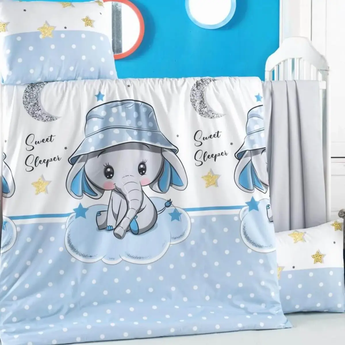 Kidboo Bebek Nevresim Takımı Elephant