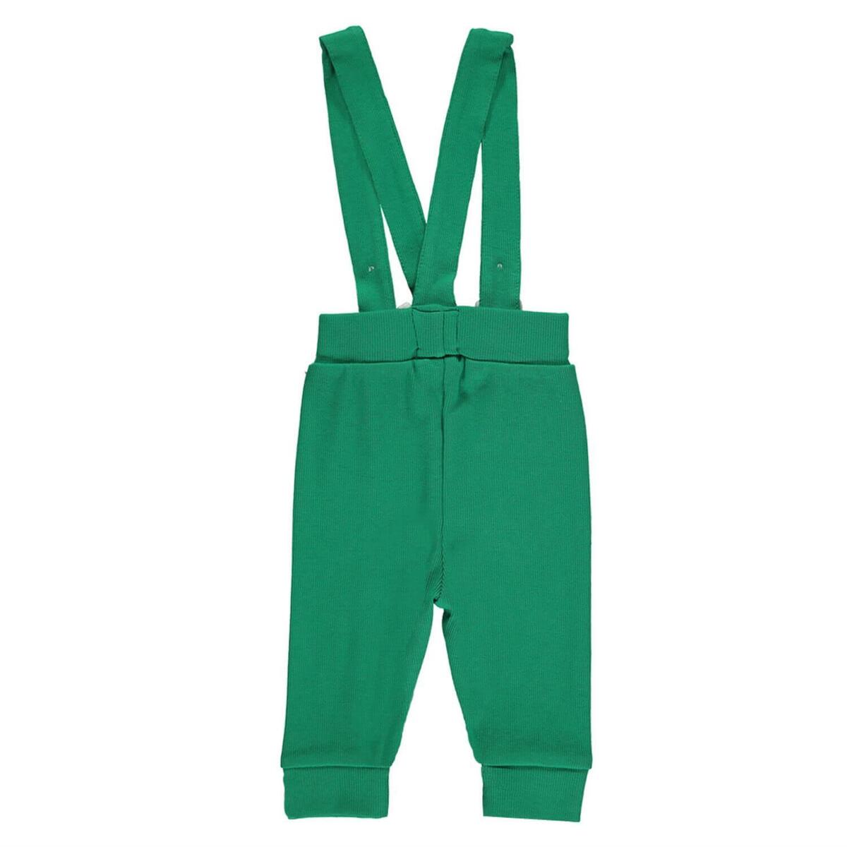 Overdo Pantolon Kaşkorseli Zümrüt Yeşili