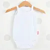Rany Baby Kids Body İp Askılı Jakarlı Bebek Beyaz