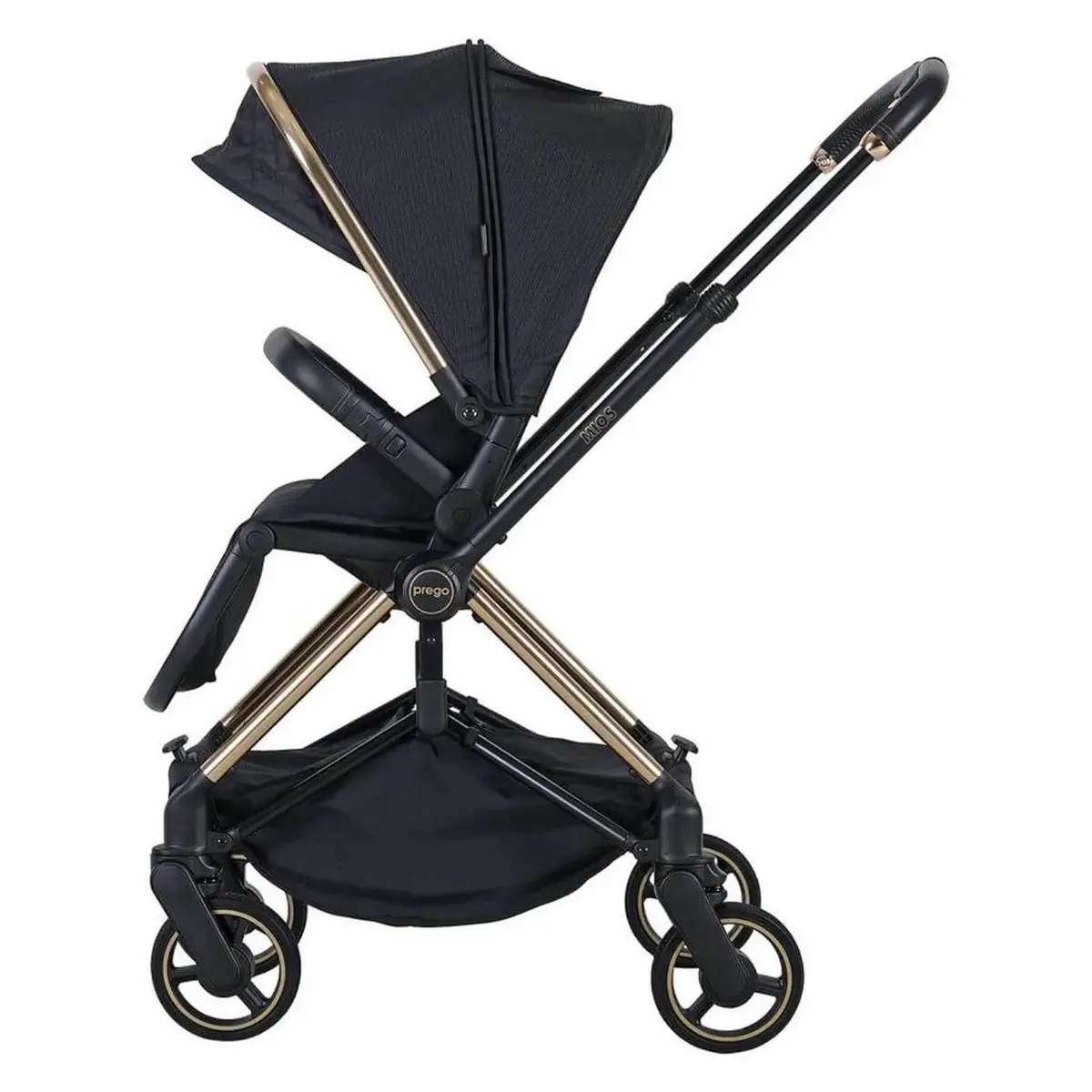 Prego 2066 Mios Travel Sistem Bebek Arabası Siyah