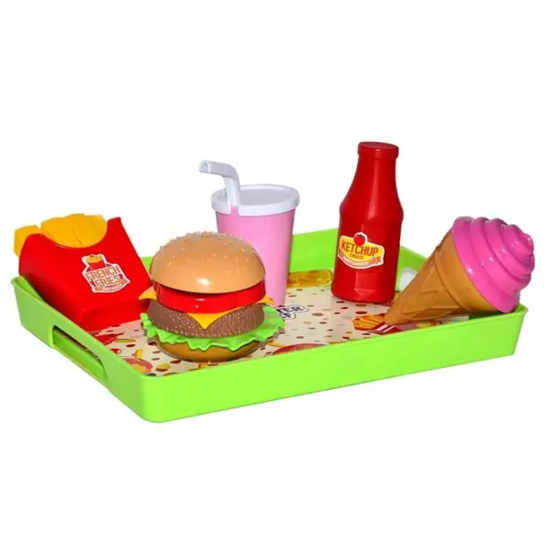 Mr.Chef Hamburger Ve Tatlı Tepsisi