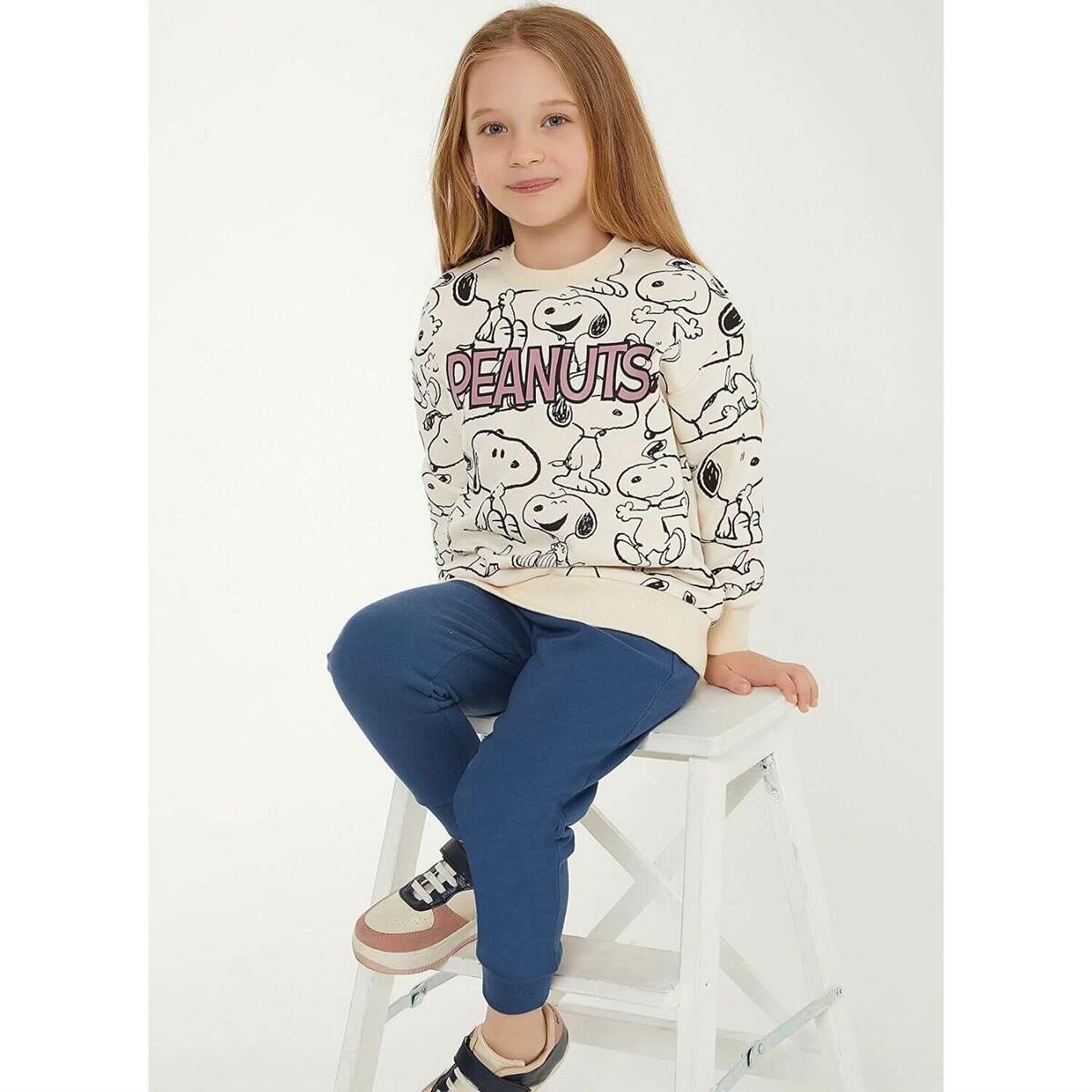 Snoopy Eşofman Takımı Vanilya