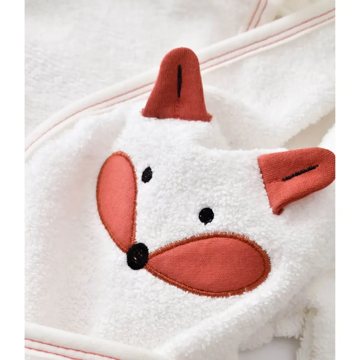 Bibaby Bornoz Takımı Sweet Fox Ekru - Kiremit