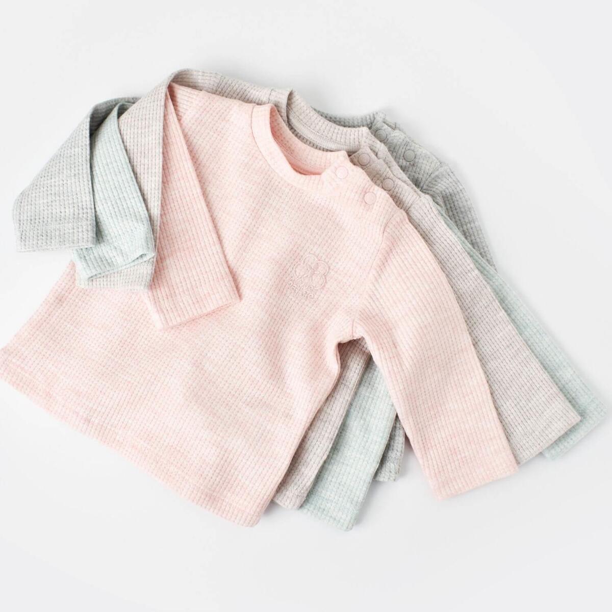 Bibaby Organik 2li Takım Nature In Waffle Pembe Melanj