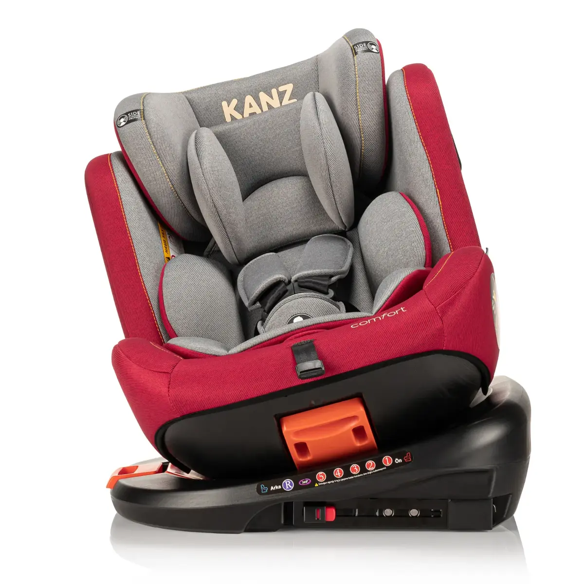 Kanz Comfort Oto Koltuğu 0-36 Kg Kırmızı