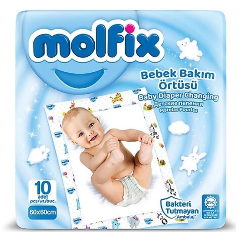 Molfix Bebek Bakım Örtüsü 10lu