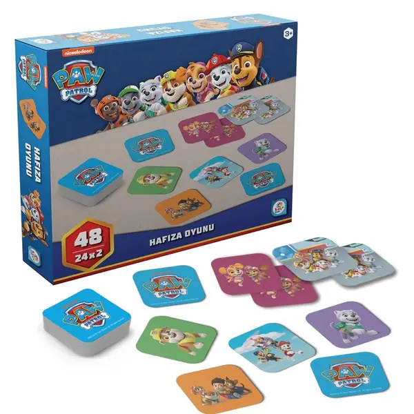 Paw Patrol Hafıza Oyunu 24*2 48 Parça