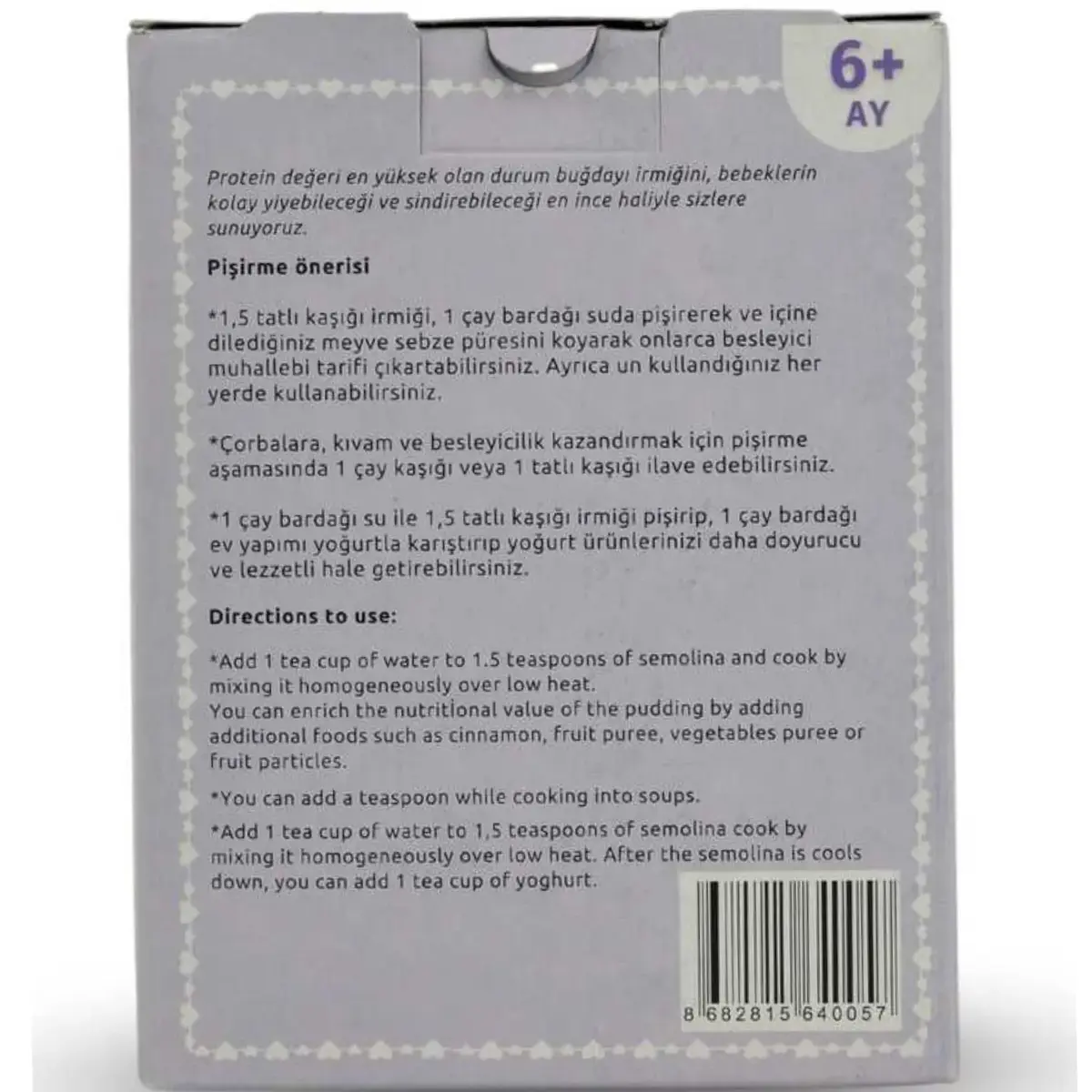 Aşçı Anne İrmik 250 gr