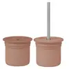 OiOi Ham+Hüp Atıştırma Seti 4lü Woody Brown - Powder Grey
