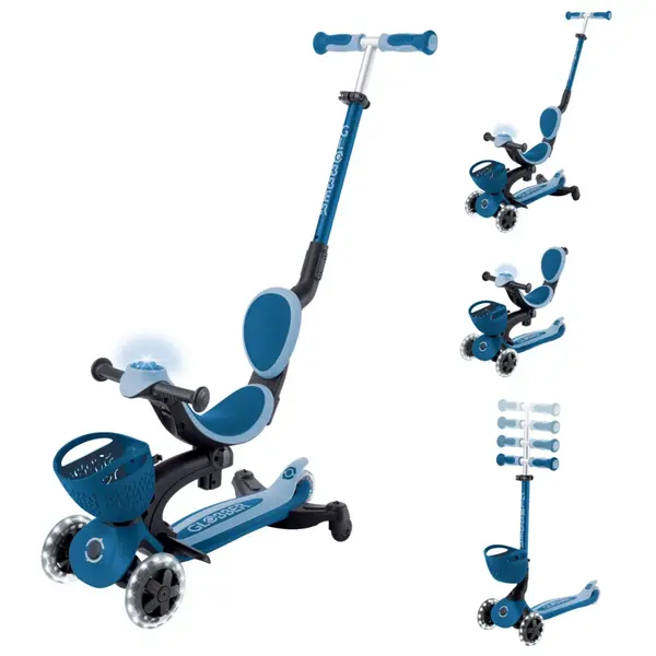 Globber Go Up Baby 360 Işıklı Scooter - Pastel Mavi