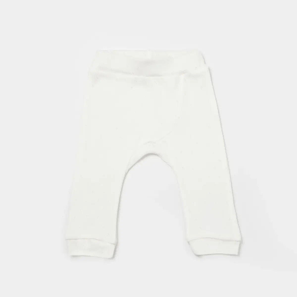 Bibaby Pantolon Patiksiz 2li Jakarlı Pembe - Ekru