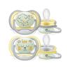 Philips Avent SCF376/01 Ultra Air Silikon Emzik 2li 18+ Ay Nighttime Desenli