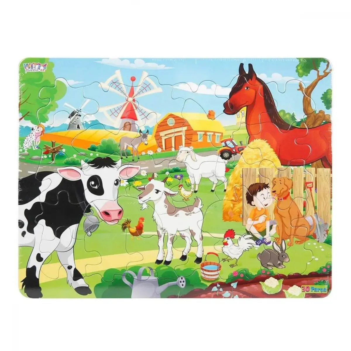 Frame Puzzle Çiftlik Hayvanları 30 Parça
