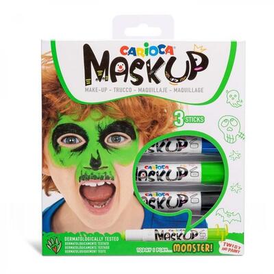 Carioca Maskup Yüz Boyası Monster 3lü