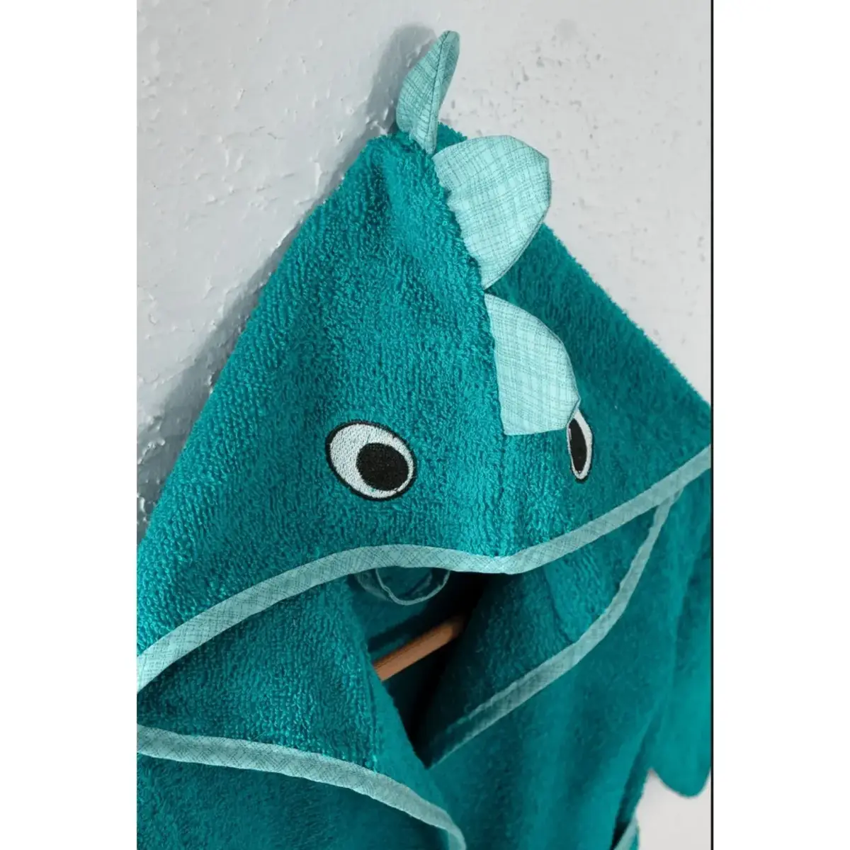 Angeltouch Bebek Bornozu Figürlü Petrol