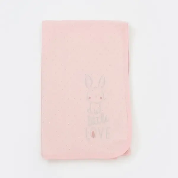 Bibaby Battaniye Little Rabbit Love Pembe