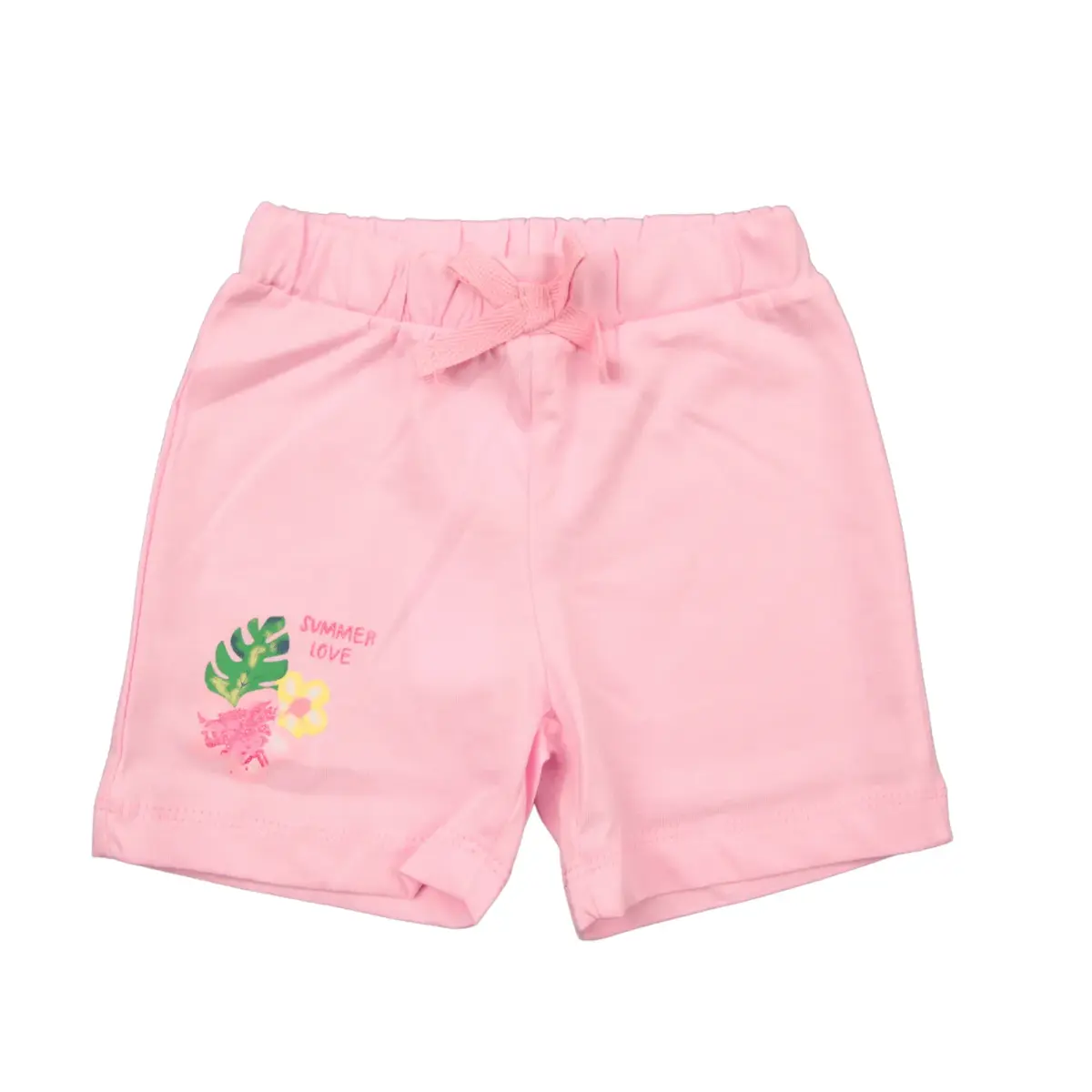 Mini Damla Şort Love Summer Pembe
