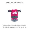 SmarTrike T1 3’ü 1 Arada Oturaklı ve Çantalı Çocuk Scooterı- Pink
