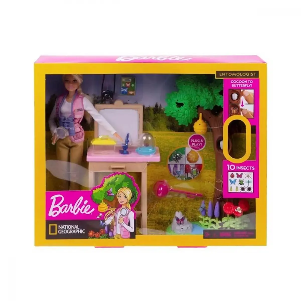 Barbie Nat Geo Kelebek Bilimi Oyun Seti