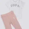 U.S. Polo 2li Takım T-Shirt Krem