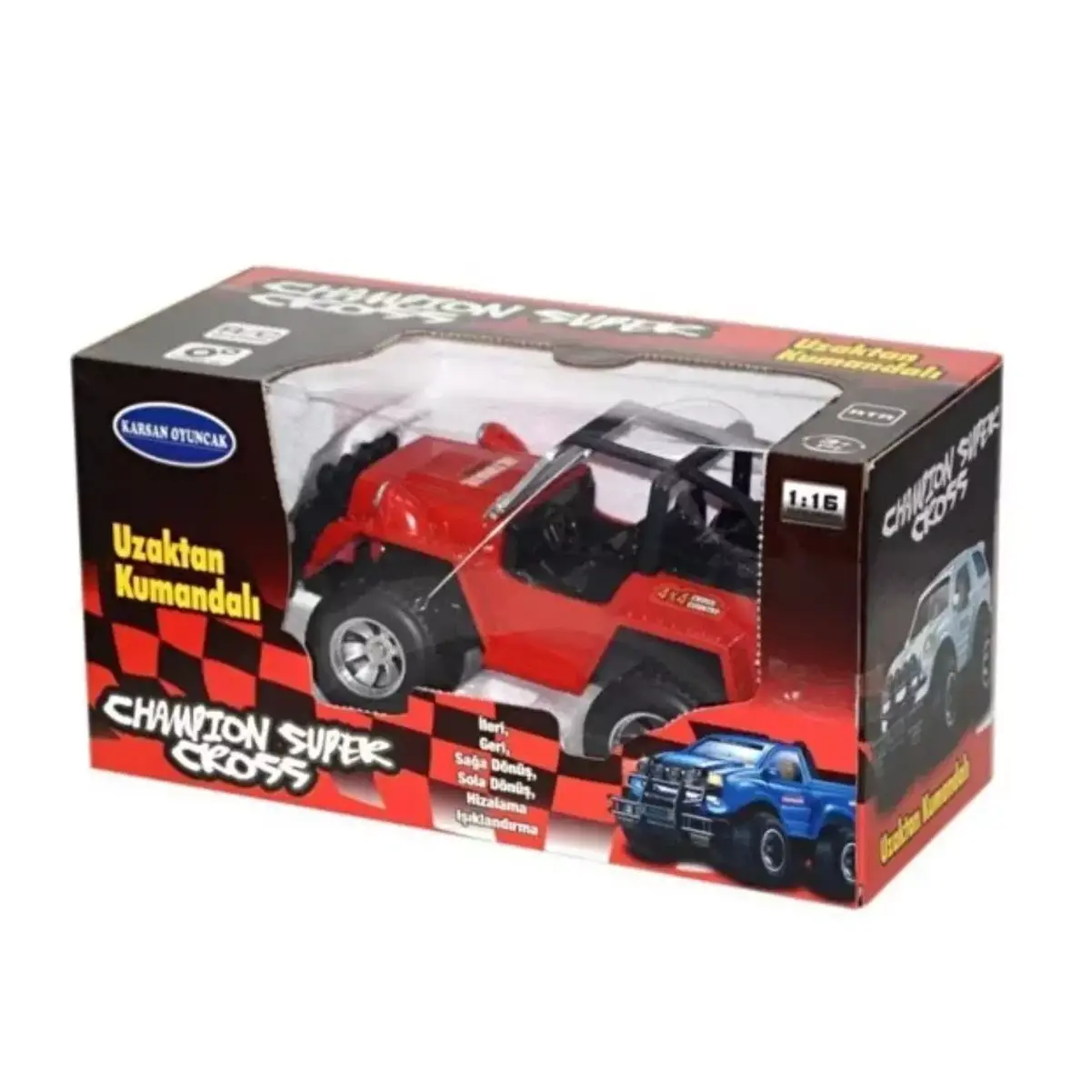 Uzaktan Kumandalı Araba Süper Cross 1/16