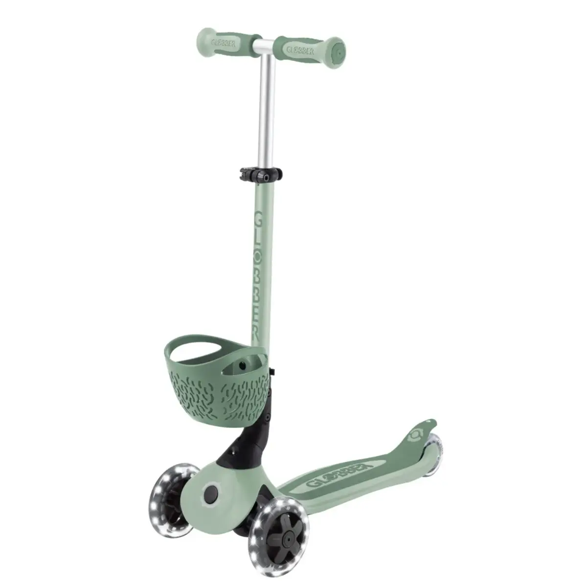 Globber Go Up Baby 360 Işıklı Scooter - Koyu Mint