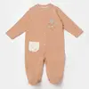 Bibaby Organik Tulum Teach Me Kırmızı - Kahverengi - Mint