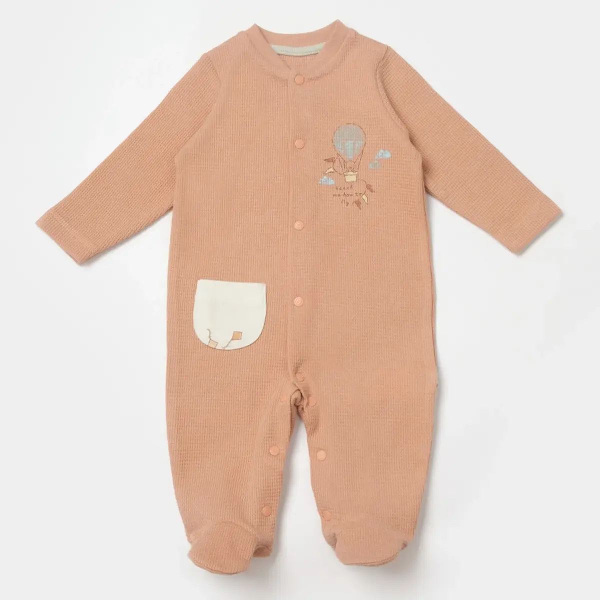 Bibaby Organik Tulum Teach Me Kırmızı - Kahverengi - Mint