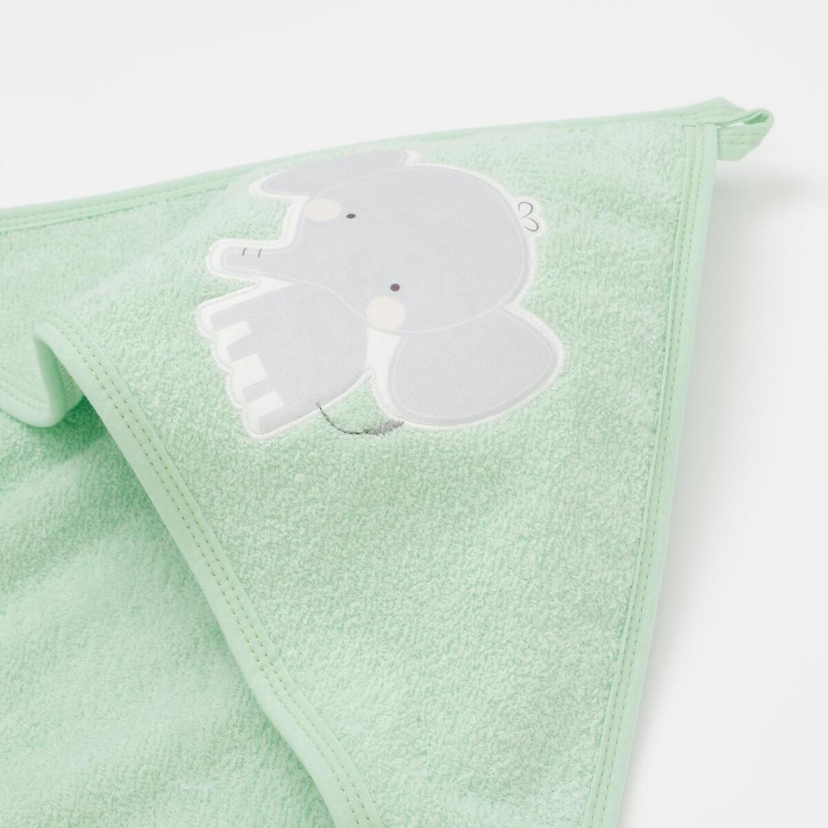 Bibaby Havlu Mini Elephant Yeşil