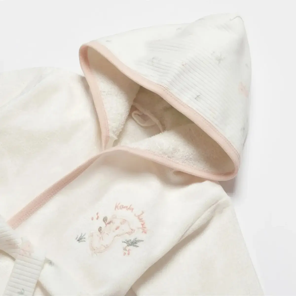 Bibaby Organik Bornoz Takımı Koala Jungle Pembe