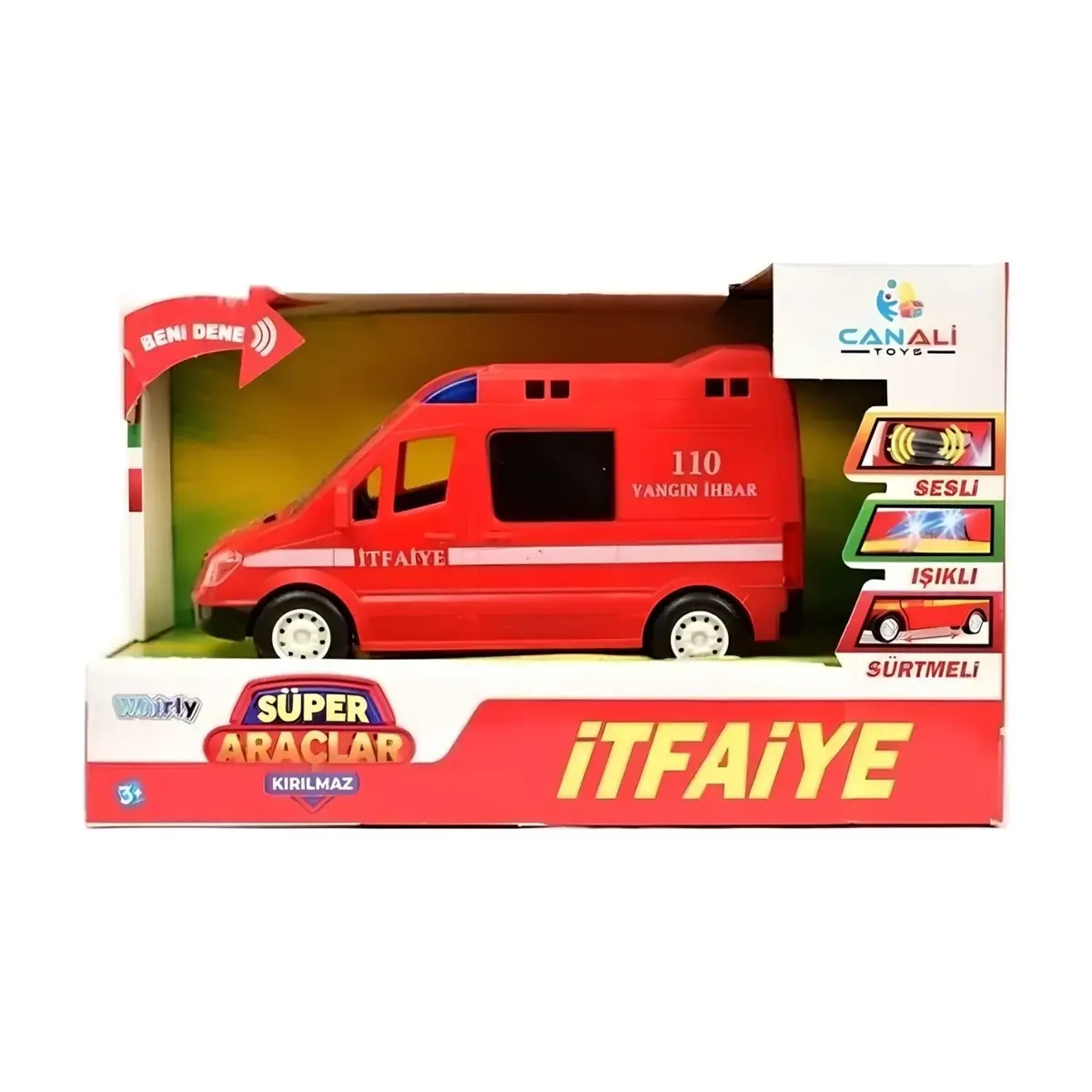 Kırılmaz İtfaiye Pilli Sesli