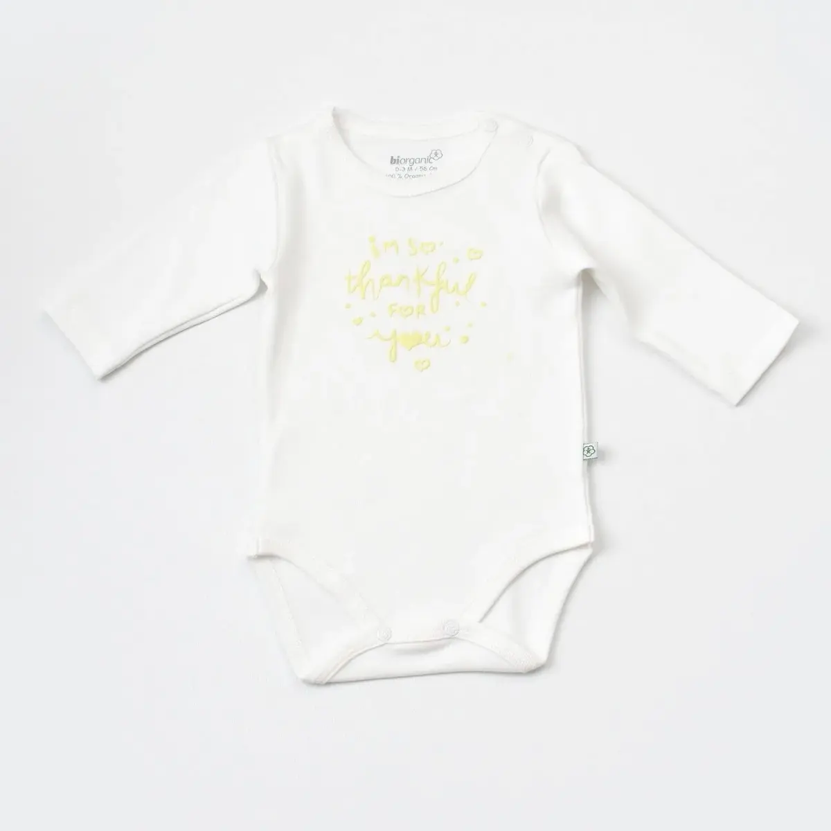Bibaby Organik Tulum Takımı Tüllü Love You Baby Yellow Lavender